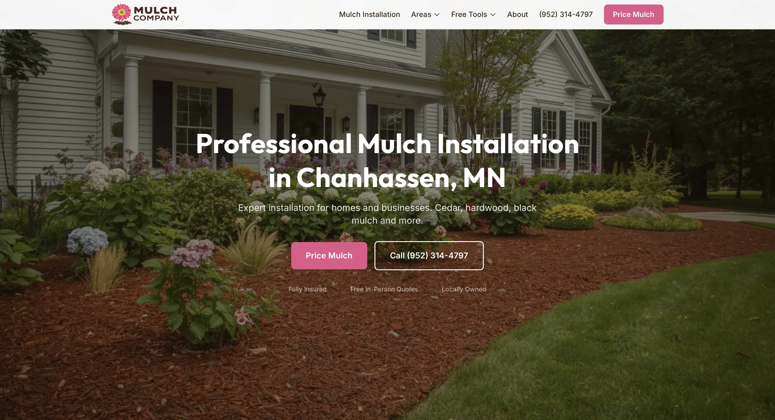 Mulch Company MN: Hero Section