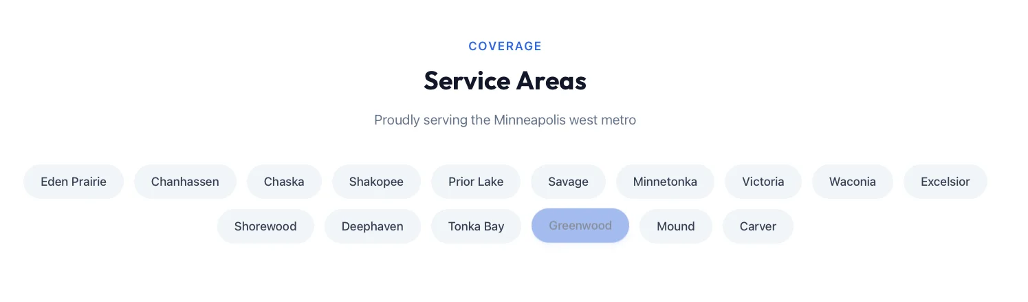 Pressure Titans: Service Areas